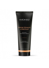 Массажный легкий крем WICKED Orange Blossom plus Patchouli - 120 мл. - Wicked - купить с доставкой в Жуковском