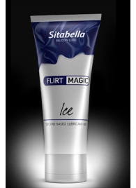 Силиконовая гель-смазка FLIRT MAGIC Ice с лёгким пролонгирующим эффектом - 75 мл. - Sitabella - купить с доставкой в Жуковском