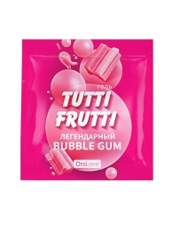 Пробник гель-смазки Tutti-frutti со вкусом бабл-гам - 4 гр. - Биоритм - купить с доставкой в Жуковском