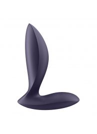 Фиолетовый анальный вибростимулятор Power Plug - Satisfyer - в Жуковском купить с доставкой