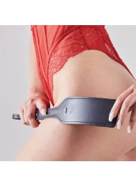 Черная кожаная шлепалка SitaBlack - 30 см. - Sitabella - купить с доставкой в Жуковском