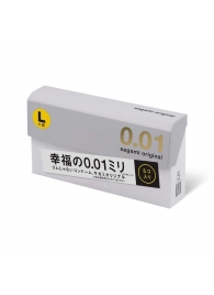 Презервативы Sagami Original 0.02 L-size увеличенного размера - 5 шт. - Sagami - купить с доставкой в Жуковском
