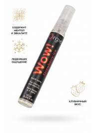 Оральный спрей ORGIE Wow! Strawberry Ice Blowjob Spray с охлаждающим и возбуждающим эффектом - 10 мл. - ORGIE - купить с доставкой в Жуковском