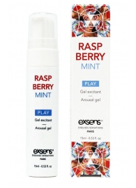 Возбуждающий гель Raspberry Mint с ароматом малины и мяты - 15 мл. - Exsens - купить с доставкой в Жуковском