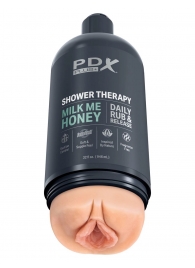 Телесный мастурбатор-вагина Shower Therapy Milk Me Honey - Pipedream - в Жуковском купить с доставкой