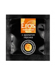 Саше массажного масла Eros exotic с ароматом персика - 4 гр. - Биоритм - купить с доставкой в Жуковском
