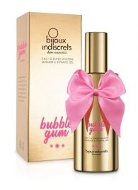 Гель с ароматом жвачки Bubblegum 2-in-1 Scented Silicone Massage And Intimate Gel - 100 мл. - Bijoux Indiscrets - купить с доставкой в Жуковском