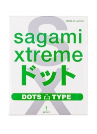 Презерватив Sagami Xtreme Type-E с точками - 1 шт. - Sagami - купить с доставкой в Жуковском