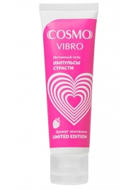 Возбуждающий гель на водно-силиконовой основе Cosmo Vibro с ароматом земляники - 50 гр. - Биоритм - купить с доставкой в Жуковском