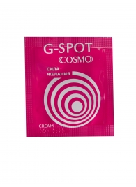 Стимулирующий интимный крем для женщин Cosmo G-spot - 2 гр. - Биоритм - купить с доставкой в Жуковском