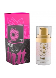 Возбуждающий гель Golden Chups с малиновым ароматом - 17 мл. - INTT - купить с доставкой в Жуковском