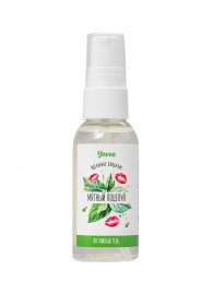 Съедобная гель-смазка Yovee «Мятный поцелуй» с Д-пантенолом и вкусом мяты - 50 мл. - ToyFa - купить с доставкой в Жуковском