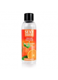 Массажное масло Sexy Sweet Fresh Orange с ароматом апельсина и феромонами - 75 мл. - Биоритм - купить с доставкой в Жуковском