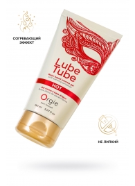 Интимный гель на водной основе Lube Tube Hot с разогревающим эффектом - 150 мл. - ORGIE - купить с доставкой в Жуковском