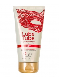 Интимный гель на водной основе Lube Tube Hot с разогревающим эффектом - 150 мл. - ORGIE - купить с доставкой в Жуковском