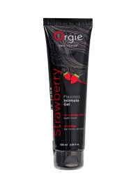 Интимный гель на водной основе Lube Tube Strawberry с клубничным вкусом - 100 мл. - ORGIE - купить с доставкой в Жуковском