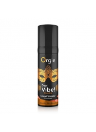 Съедобный гель Dual Vibe Sex On The Beach с эффектом вибрации и вкусом коктейля «секс на пляже» - 15 мл. - ORGIE - купить с доставкой в Жуковском