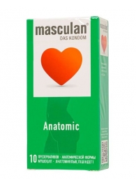 Презервативы анатомической формы Masculan Anatomic - 10 шт. - Masculan - купить с доставкой в Жуковском