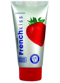 Съедобный лубрикант Frenchkiss с ароматом клубники - 75 мл. - Joy Division - купить с доставкой в Жуковском