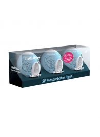 Набор из 3 мастурбаторов-яиц Satisfyer Savage - Satisfyer - в Жуковском купить с доставкой