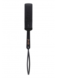 Черный кожаный пэддл - 37 см. - Pecado - купить с доставкой в Жуковском