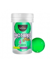 Лубрикант на силиконовой основе Hot Ball Plus с покалывающим эффектом (2 шарика по 3 гр.) - HotFlowers - купить с доставкой в Жуковском