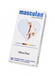 Ультратонкие презервативы Masculan Ultra Fine с обильной смазкой - 10 шт. - Masculan - купить с доставкой в Жуковском