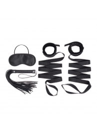 Эротический набор 4PC Bondage Bed Strap   Flogger Kit - Lux Fetish - купить с доставкой в Жуковском