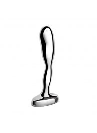 Стальной стимулятор простаты Stainless Steel Prostate Plug - 11,5 см. - b-Vibe - в Жуковском купить с доставкой