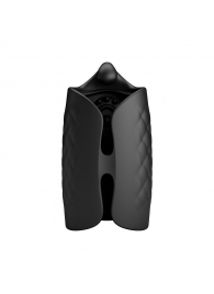 Черный мастурбатор с вибростимуляцией головки Black Glans Trainer - Baile - в Жуковском купить с доставкой