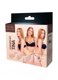 Набор из 3 мастурбаторов The Girl Next Door Tina - Dream Toys - в Жуковском купить с доставкой