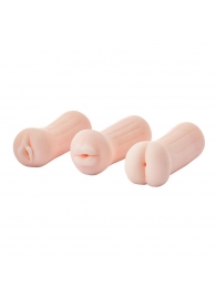 Набор из 3 мастурбаторов The Girl Next Door Tina - Dream Toys - в Жуковском купить с доставкой