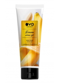Лубрикант на водной основе OYO Aroma Gel Banana с ароматом банана - 75 мл. - OYO - купить с доставкой в Жуковском