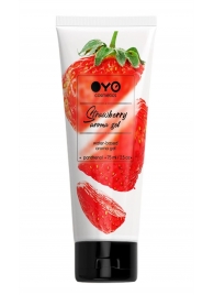 Лубрикант на водной основе OYO Aroma Gel Strawberry с ароматом клубники - 75 мл. - OYO - купить с доставкой в Жуковском