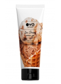 Лубрикант на водной основе OYO Aroma Gel Ice Cream с ароматом пломбира - 75 мл. - OYO - купить с доставкой в Жуковском