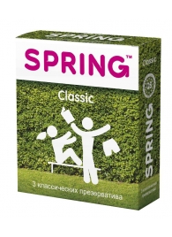 Классические презервативы SPRING CLASSIC - 3 шт. - SPRING - купить с доставкой в Жуковском