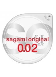 Ультратонкий презерватив Sagami Original - 1 шт. - Sagami - купить с доставкой в Жуковском