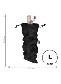 Черный мешочек для хранения игрушек Treasure Bag L - Satisfyer - купить с доставкой в Жуковском