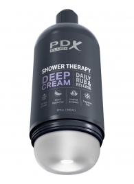 Мастурбатор в бутылке Shower Therapy Deep Cream - Pipedream - в Жуковском купить с доставкой