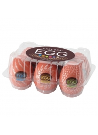 Набор из 6 мастурбаторов-яиц Tenga Egg Variety Pack V - Tenga - в Жуковском купить с доставкой