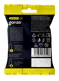 Ультратонкие презервативы Ganzo Ultra thin в мягкой упаковке - 3 шт. - Ganzo - купить с доставкой в Жуковском