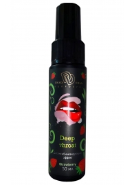 Спрей для горла Deep Throat с десенсибилизирующим эффектом и вкусом клубники - 50 мл. - БиоМед - купить с доставкой в Жуковском