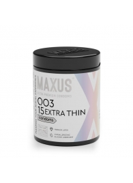 Экстремально тонкие презервативы MAXUS 003 Extra Thin - 15 шт. - Maxus - купить с доставкой в Жуковском