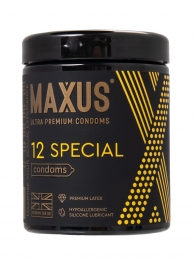 Презервативы с точками и рёбрами MAXUS Special - 12 шт. - Maxus - купить с доставкой в Жуковском