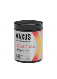 Анатомические презервативы MAXUS Sensual - 15 шт. - Maxus - купить с доставкой в Жуковском
