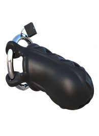 Черный замок верности Extreme Silicone Cock Blocker - Pipedream - купить с доставкой в Жуковском