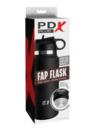 Черный мастурбатор в виде бутылки Fap Flask - Pipedream - в Жуковском купить с доставкой