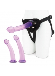 Тренировочный набор с тремя насадками Pegging Training Set - Lux Fetish - купить с доставкой в Жуковском