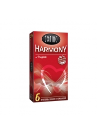 Гладкие презервативы Domino Harmony - 6 шт. - Domino - купить с доставкой в Жуковском