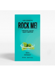 Жидкий вибратор Nuei Rock Me! с ароматом мяты - 20 мл. - Nuei cosmetics - купить с доставкой в Жуковском